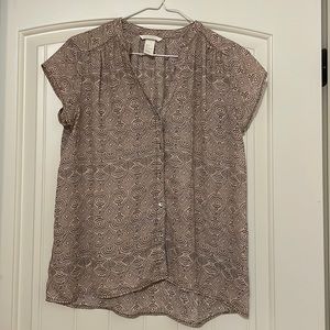 H&M print blouse
